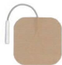 Cardinal Health Re-Ply Stimulating Electrode, 2x2 inch, for TENS/NMES/FES Units, 4/Package - Tens Electrd Reply 2x2 - Image 1