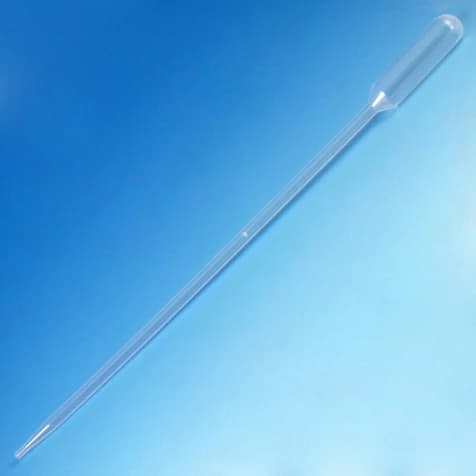 Globe Scientific Transfer Pipet, 6 mL, Non-Graduated, 225 mm (9"), Non-Sterile, Disposable, 500/Dispenser Box, 5000/Case - Pipette Transfer 9" - Image 1