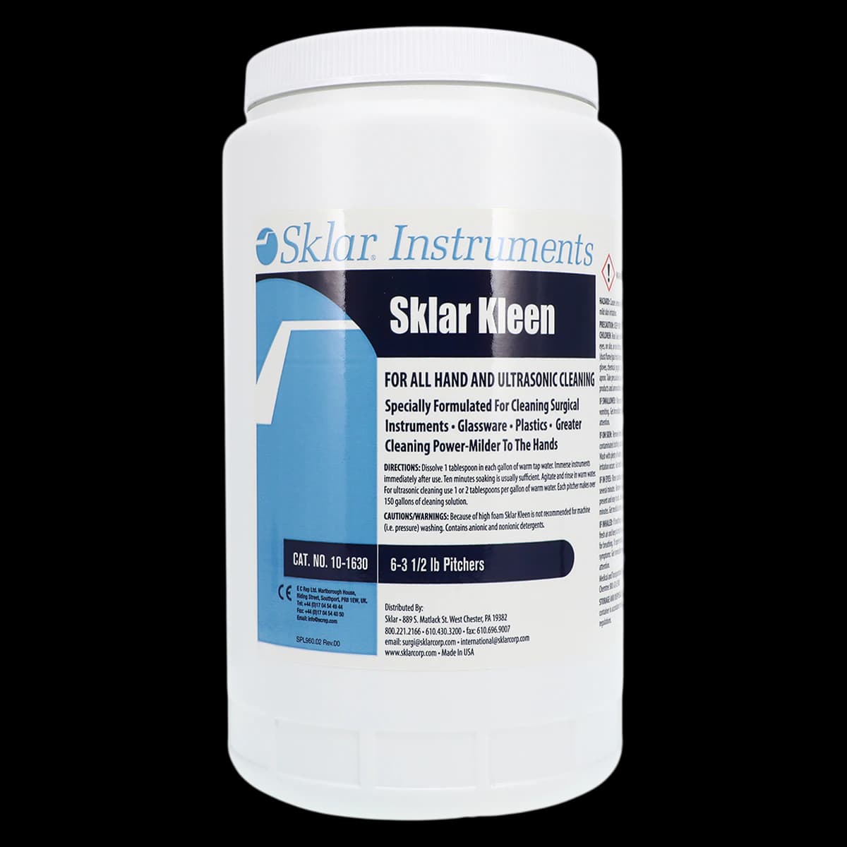 Sklar-Kleen Enzymatic Powder Detergent, Each - Sklar Kleen Detergent - Image 1