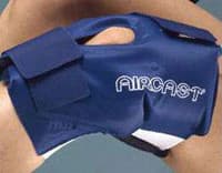 Aircast Cryo/Cuff Cold Compression Sleeve for Knee, Medium (18-23"), Blue - Cold Compression Cuff Knee - Image 1