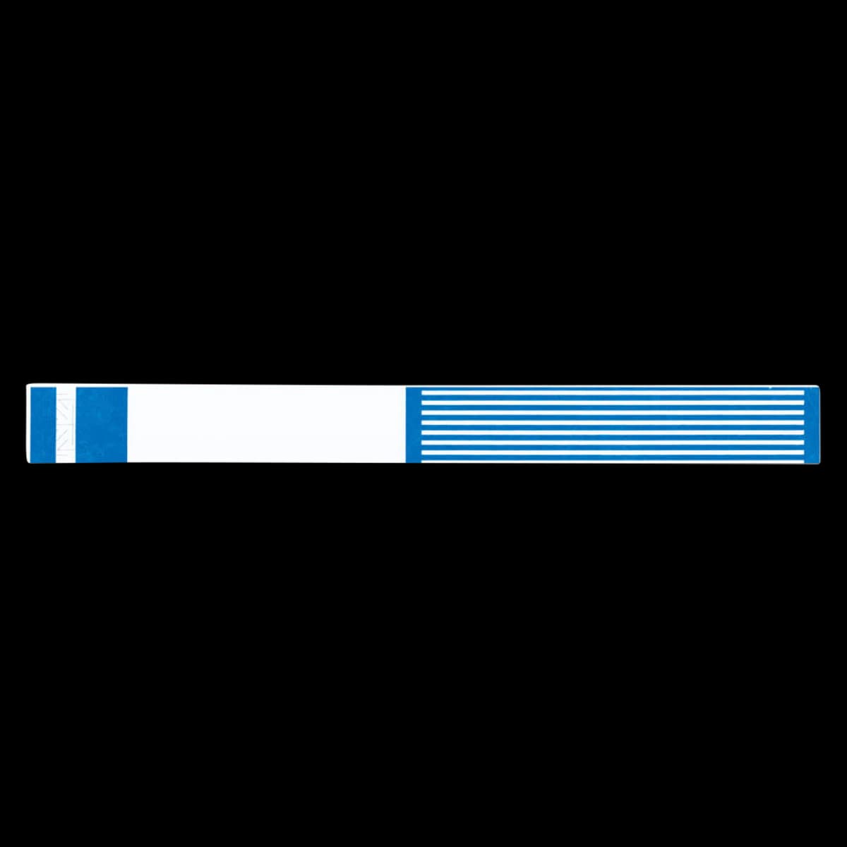 Precision Dynamics Short Stay Write-On Wristband, Tyvek, Adhesive, Blue, Adult/Pediatric, 10", 1000/Box - Band Identification Blue - Image 1
