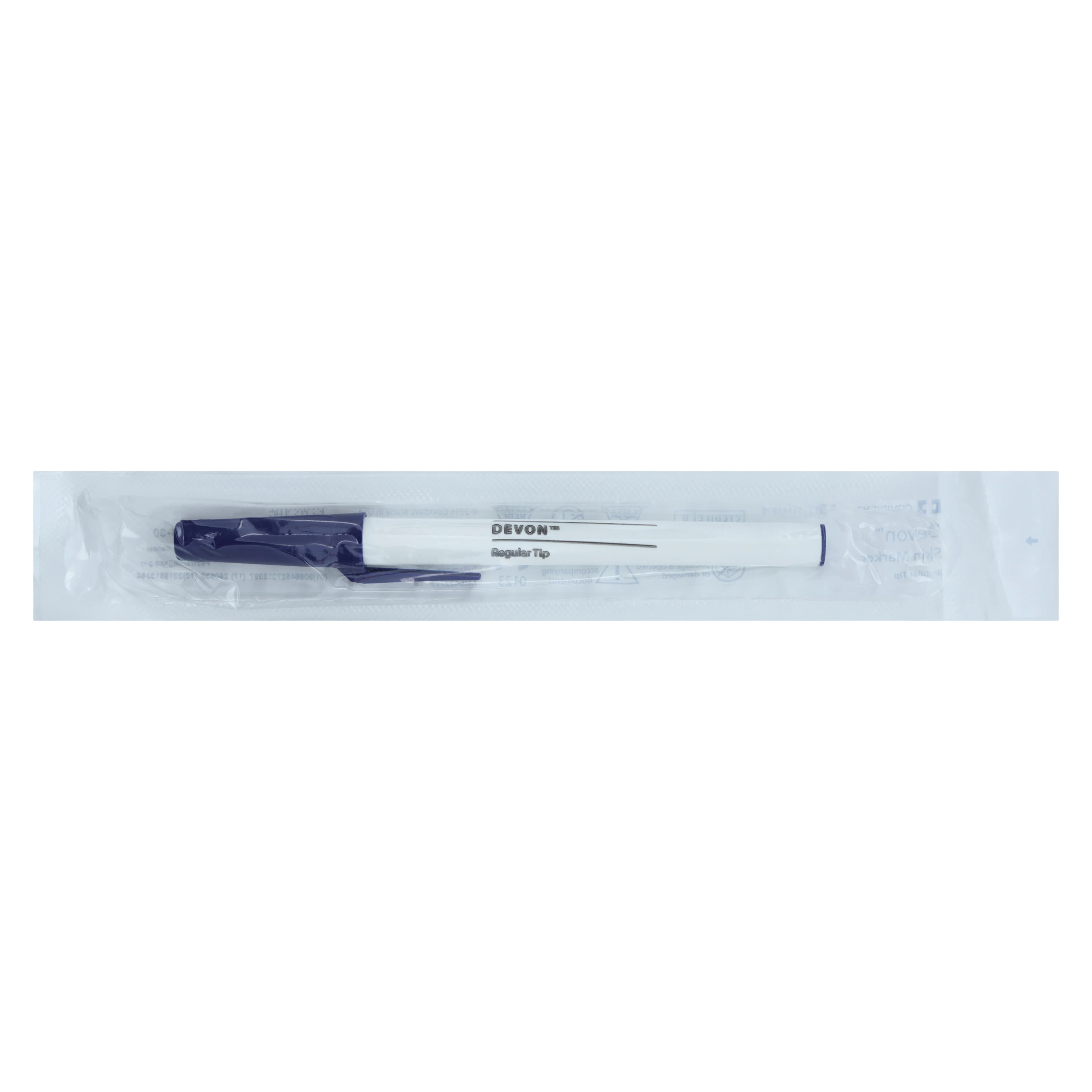Cardinal Health Devon Surgical Skin Marker, Regular Tip, Violet, Sterile, 25/Box, 31145819 thumbnail 4