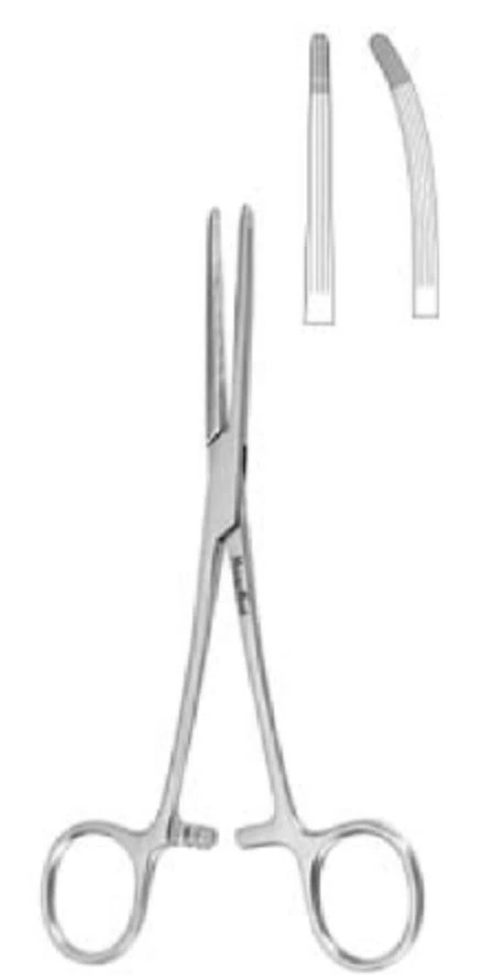 Miltex Meister-Hand Rochester-Carmalt Hemostatic Forceps, Straight, 8", Stainless Steel, 01KEZKNMTBVXM9ZQ7NXNJTP640 - Roch-Carmalt Forceps 8, Str - Image 1