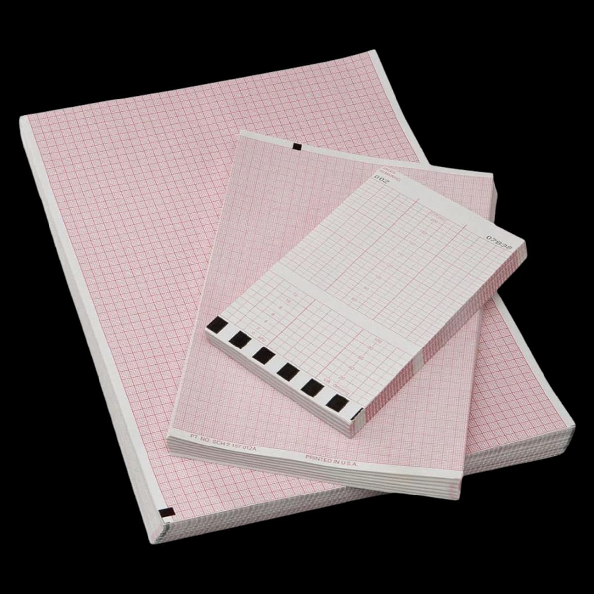 Medi-Trace ECG/EKG Recording Paper, 8/Case (for Marquette) - EKG Paper 6,8,1200, or 1500 - Image 1