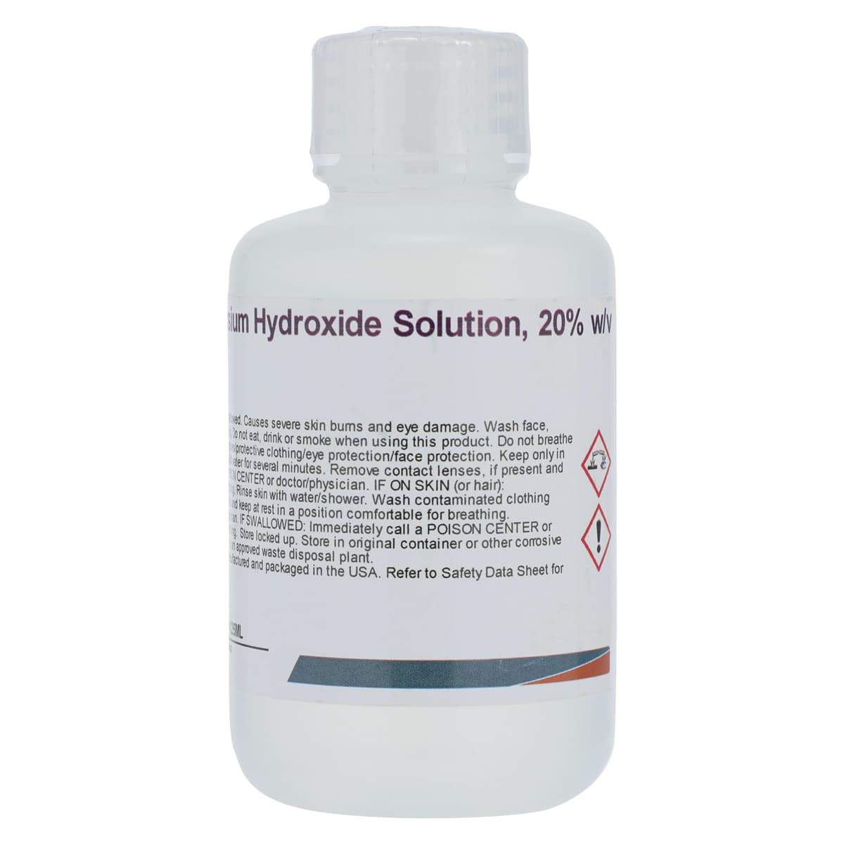 Potassium Hydroxide (KOH) Reagent 20% Solution, 4 oz Bottle thumbnail 2