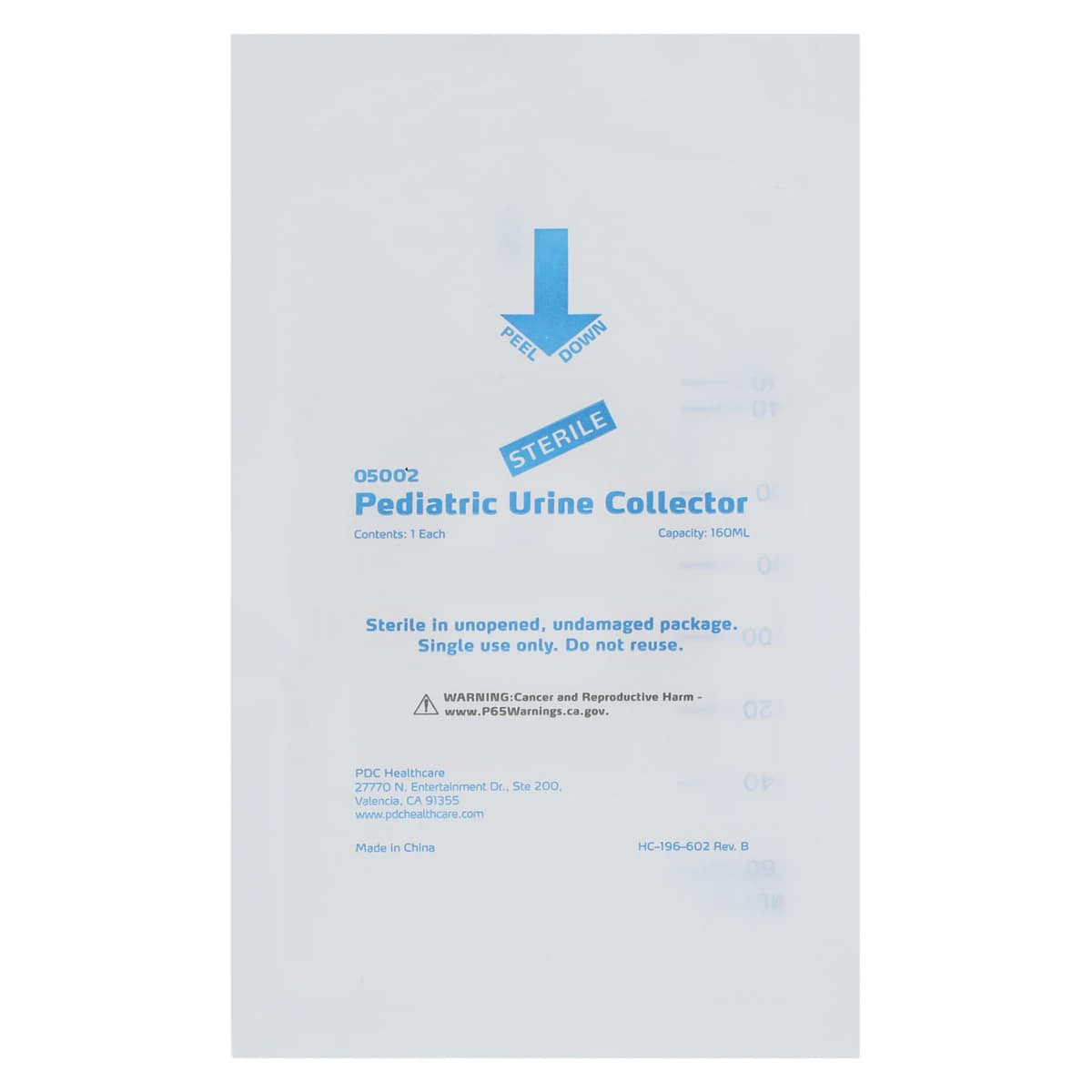 UR-Assure Sterile Specimen Collector, 200mL, Clear, 50/Box thumbnail 2