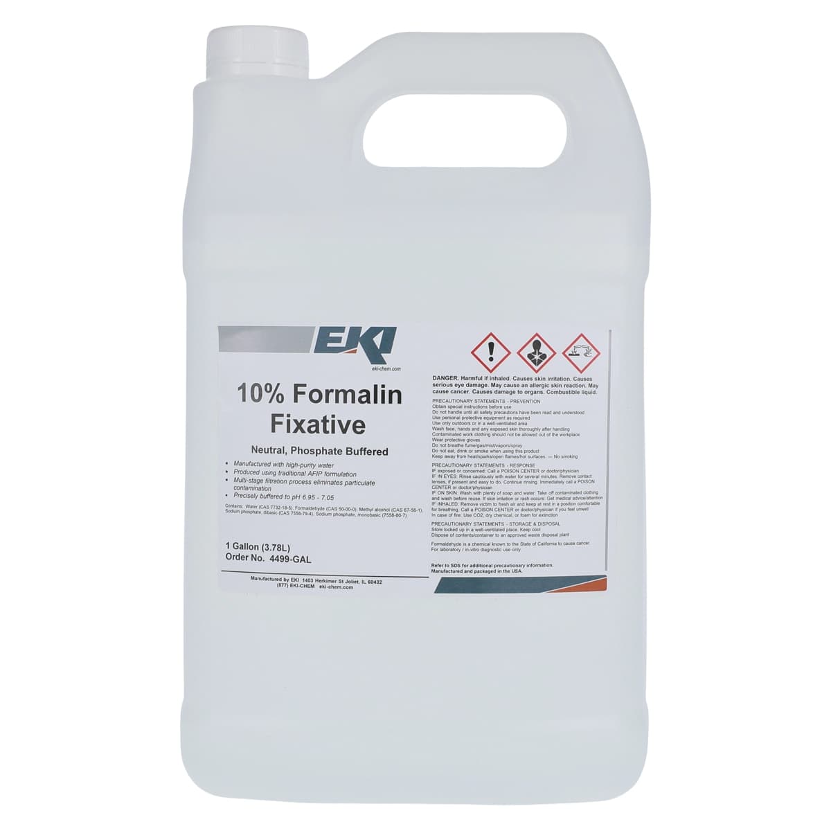Buff-Form Fixative, 10% Neutral Buffered Formalin Solution, 1 gal - Buff-Form Fixative - Image 1