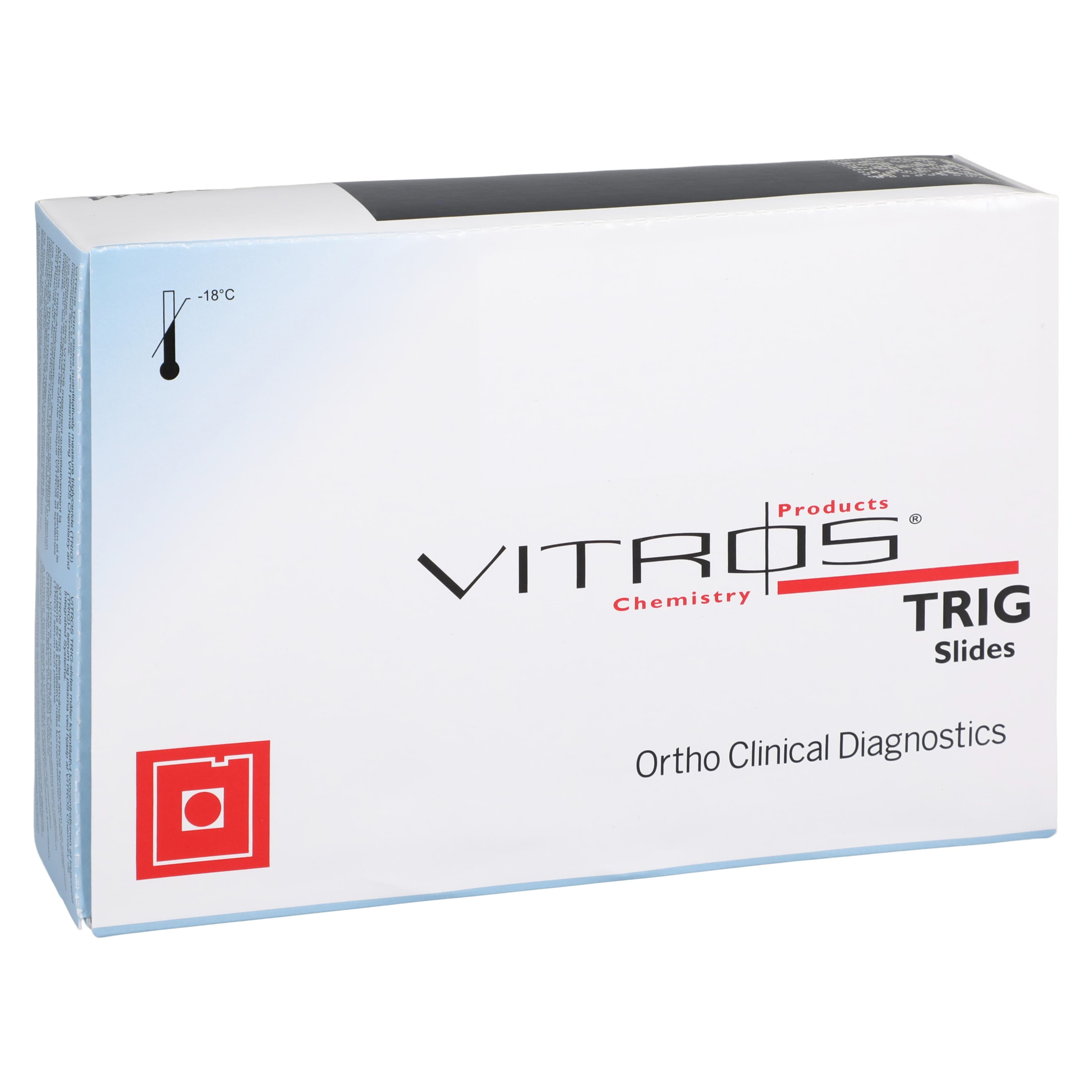 Vitros MicroSlide TRIG Triglyceride Reagent Test Slides, 300/Box - VITROS 250 SLIDES TRIG - Image 1