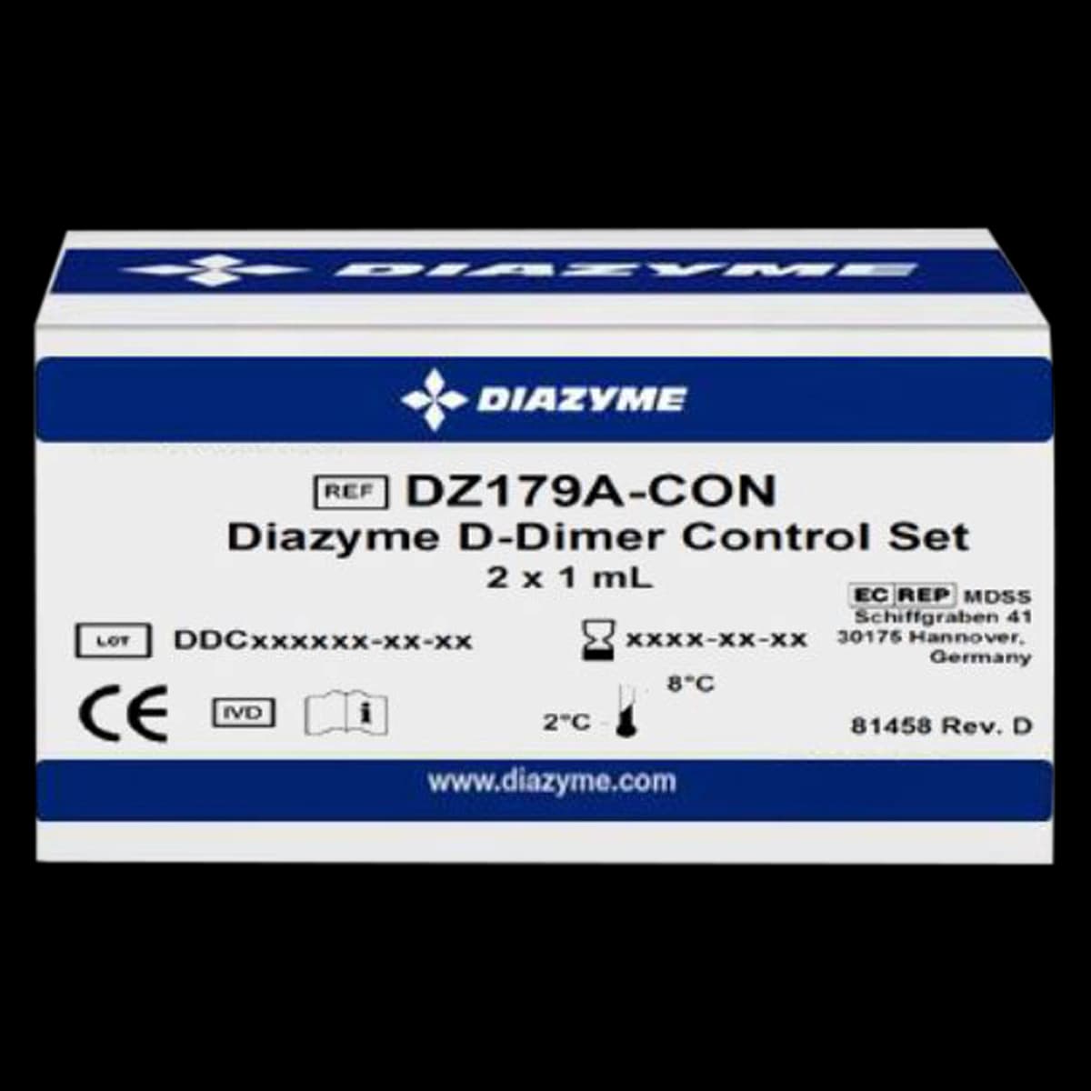 Diazyme D-Dimer Calibrator, 5 x 1 mL - D-Dimer Calibrator - Image 1