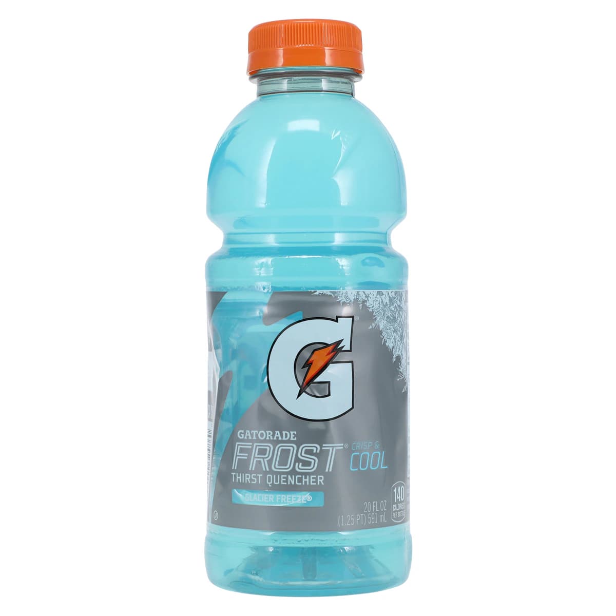 Gatorade Sports Beverage, Glacier Freeze, 20 oz Wide Mouth Bottle, 24/Case - Gatorade Widemo Glcr Frz - Image 1