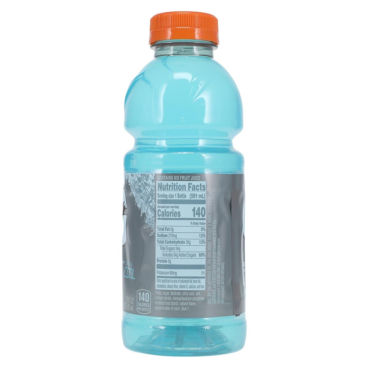 Gatorade Sports Beverage, Glacier Freeze, 20 oz Wide Mouth Bottle, 24/Case thumbnail 2