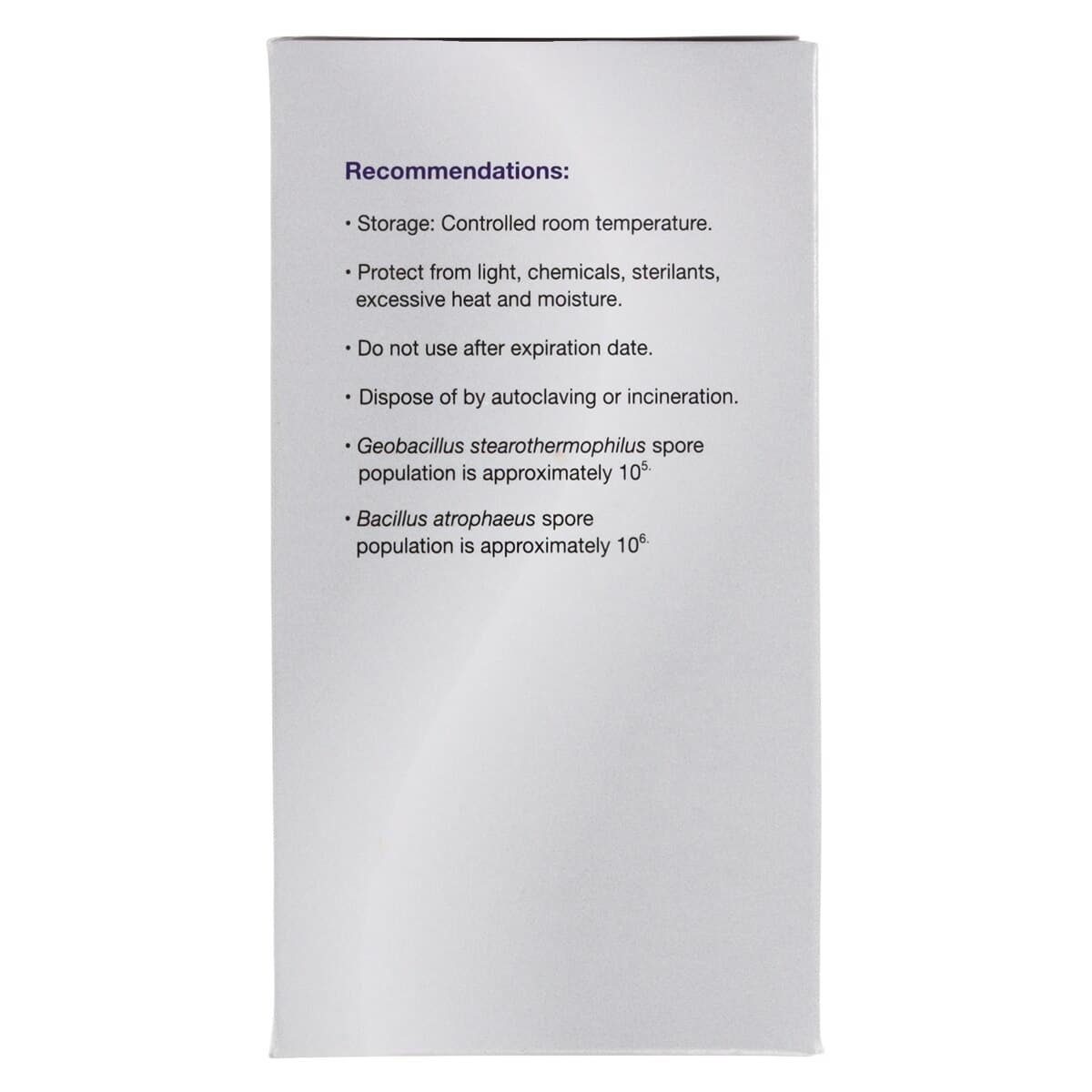 PassPort Plus Sterilizer Monitoring Service, Mail-In Biological Indicator, 52/Pk, PP-052 thumbnail 6