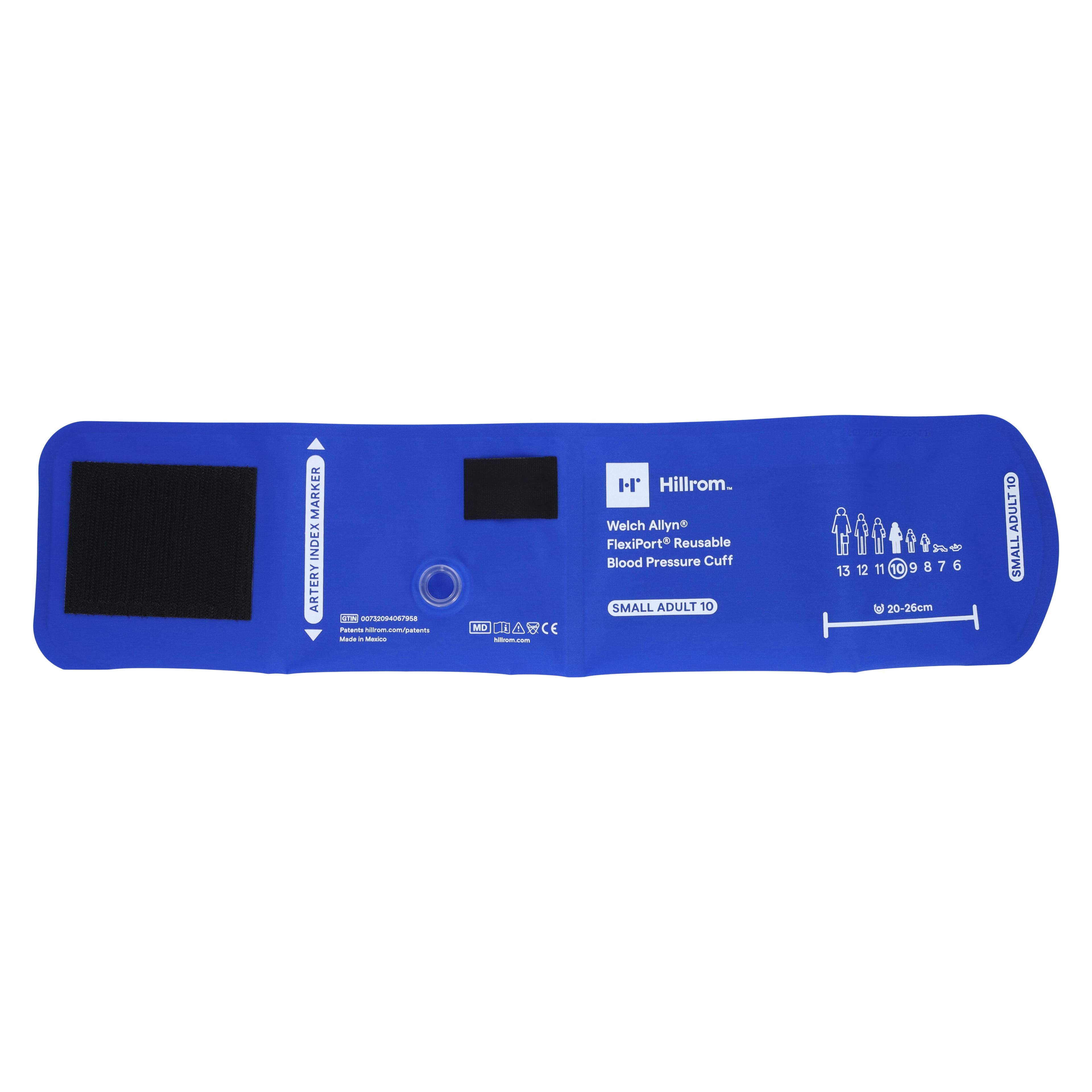 Welch Allyn DuraShock Aneroid Sphygmomanometer with FlexiPort Cuff, Size 9-12, Multi-Colored, Latex-Free thumbnail 3
