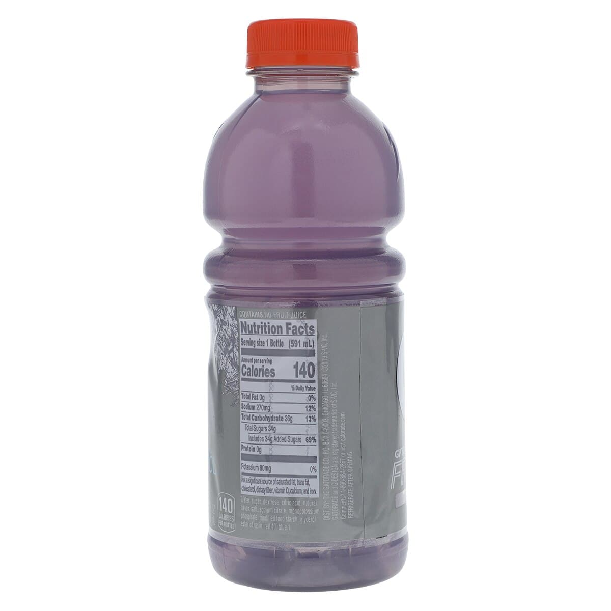 Gatorade Widemo Riptide Rush Sports Beverage, 20 oz Wide Mouth Bottle, 24/Case thumbnail 2
