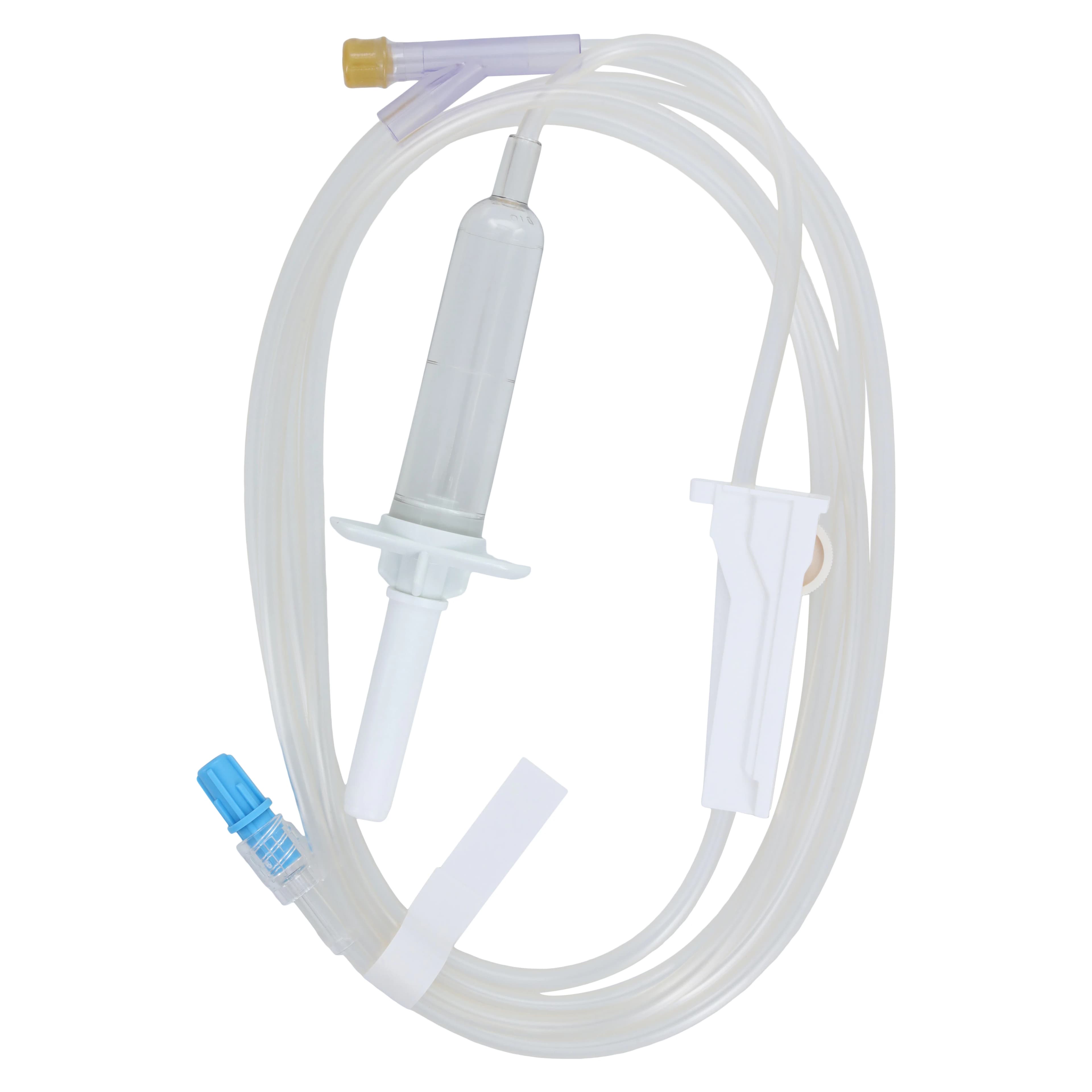 Kawasumi Labs America IV Administration Set with Y-Injection Site, 84" Primary Infusion, 10 Drops/mL, 18mL Priming Volume, Non-DEHP, Latex-Free, Sterile thumbnail 2