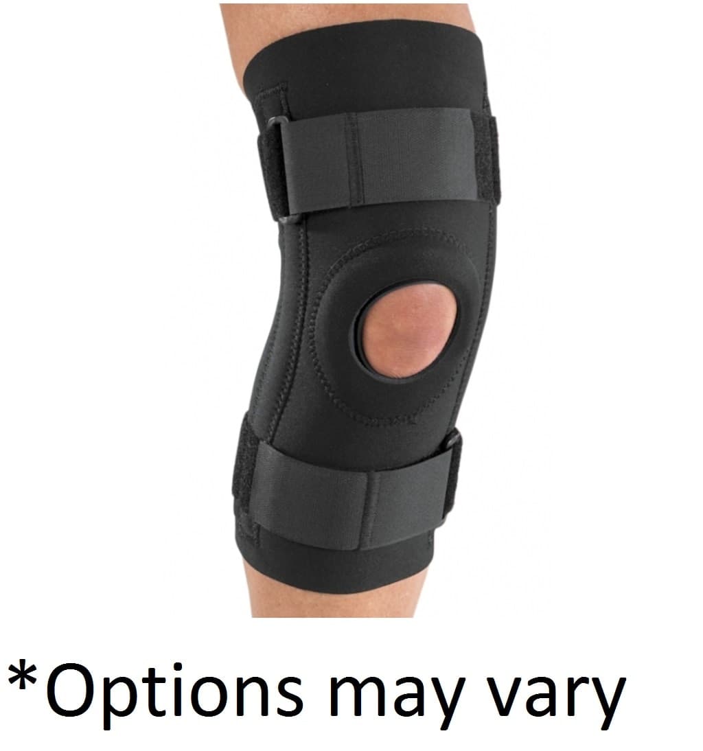 Procare Stabilizer Support Knee, Adult Neoprene, Size Small (15.5-18"), Black - Support Knee Blk Neo - Image 1