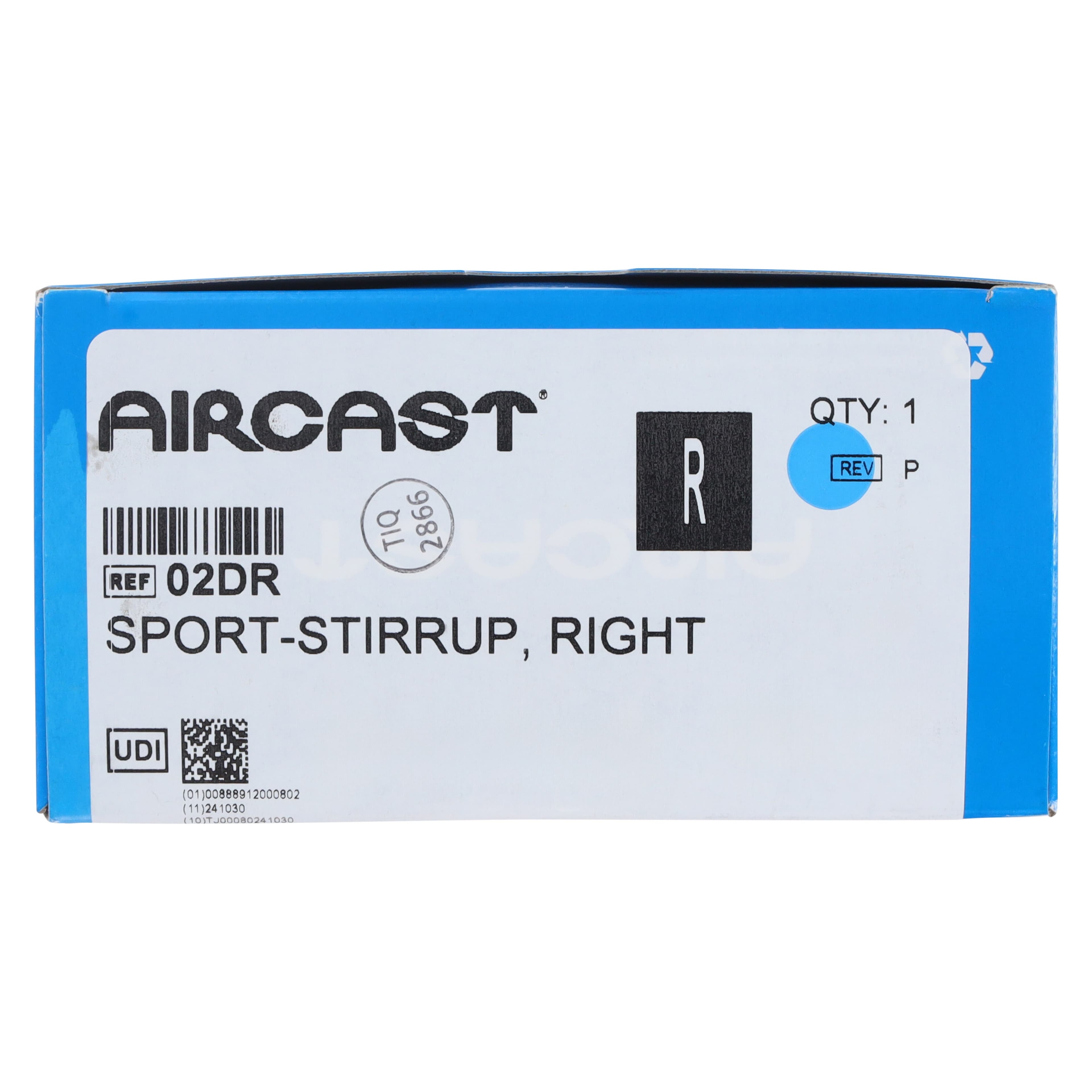 Aircast Sport-Stirrup Ankle Support Brace, Adult, Plastic, One Size, 9" thumbnail 7