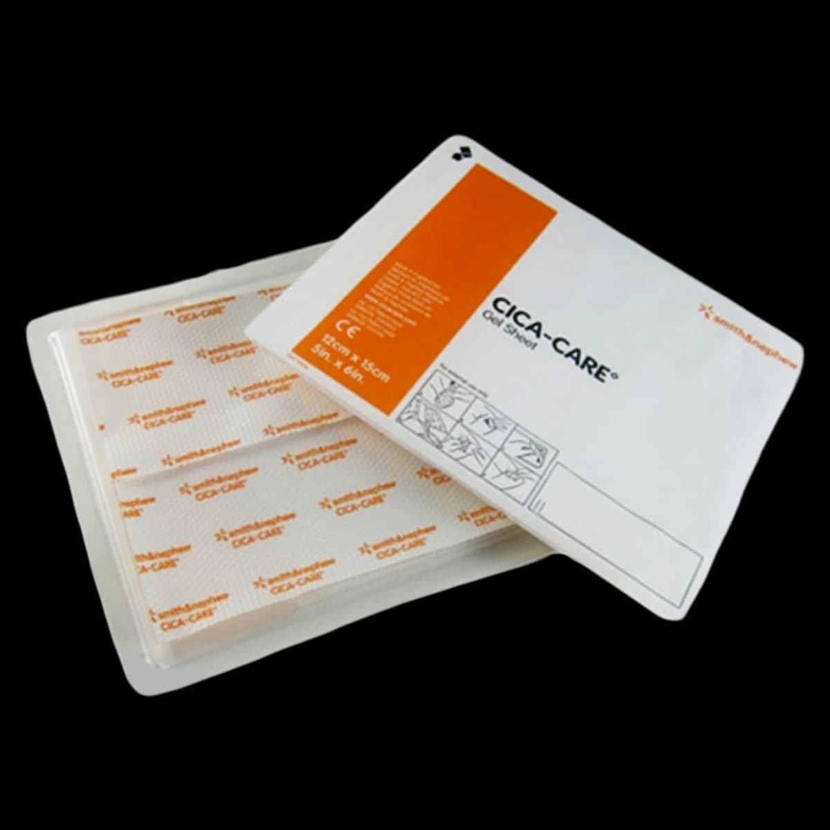 Cica-Care Silicone Gel Sheet Scar Treatment Dressing, 5" x 6", Sterile, Adhesive, Latex-Free - Cica-Care Silicone Adhes Gel - Image 1