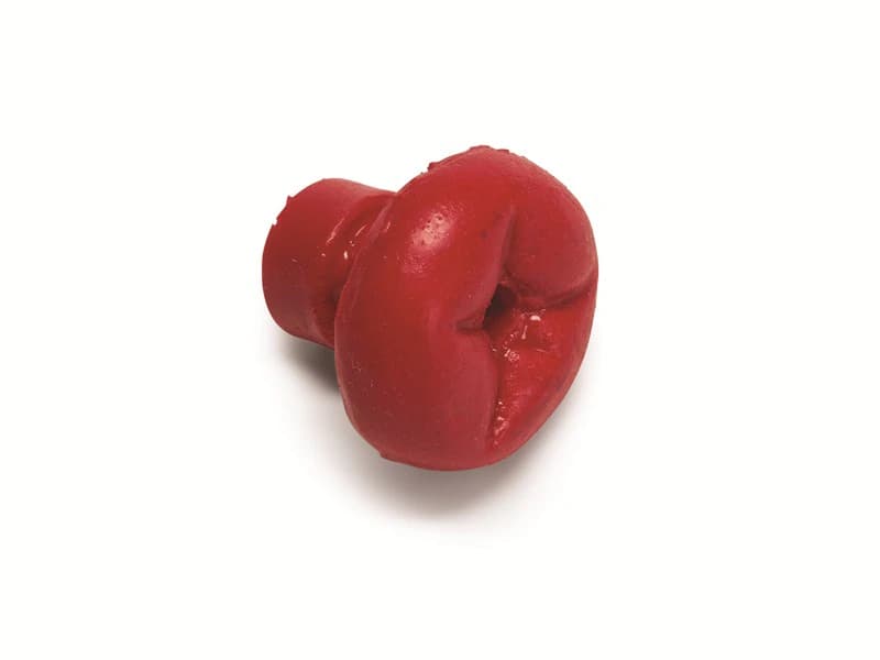 Laerdal Replacement Stoma with Thru Hole for In-Service Home Care Training Simulator / Nursing Anne / Nursing Kelly, Adult, Red, Each - Stoma w/ThruHole f/Manikin Red - Image 1