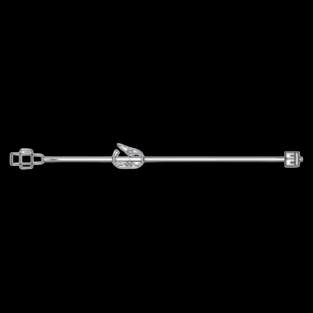 All-Med IV Extension Set, 60" (1 Male Luer Lock / 1 Female Luer Lock), 50/Box - IV Extension Set 1 M LL/1 F LL - Image 1