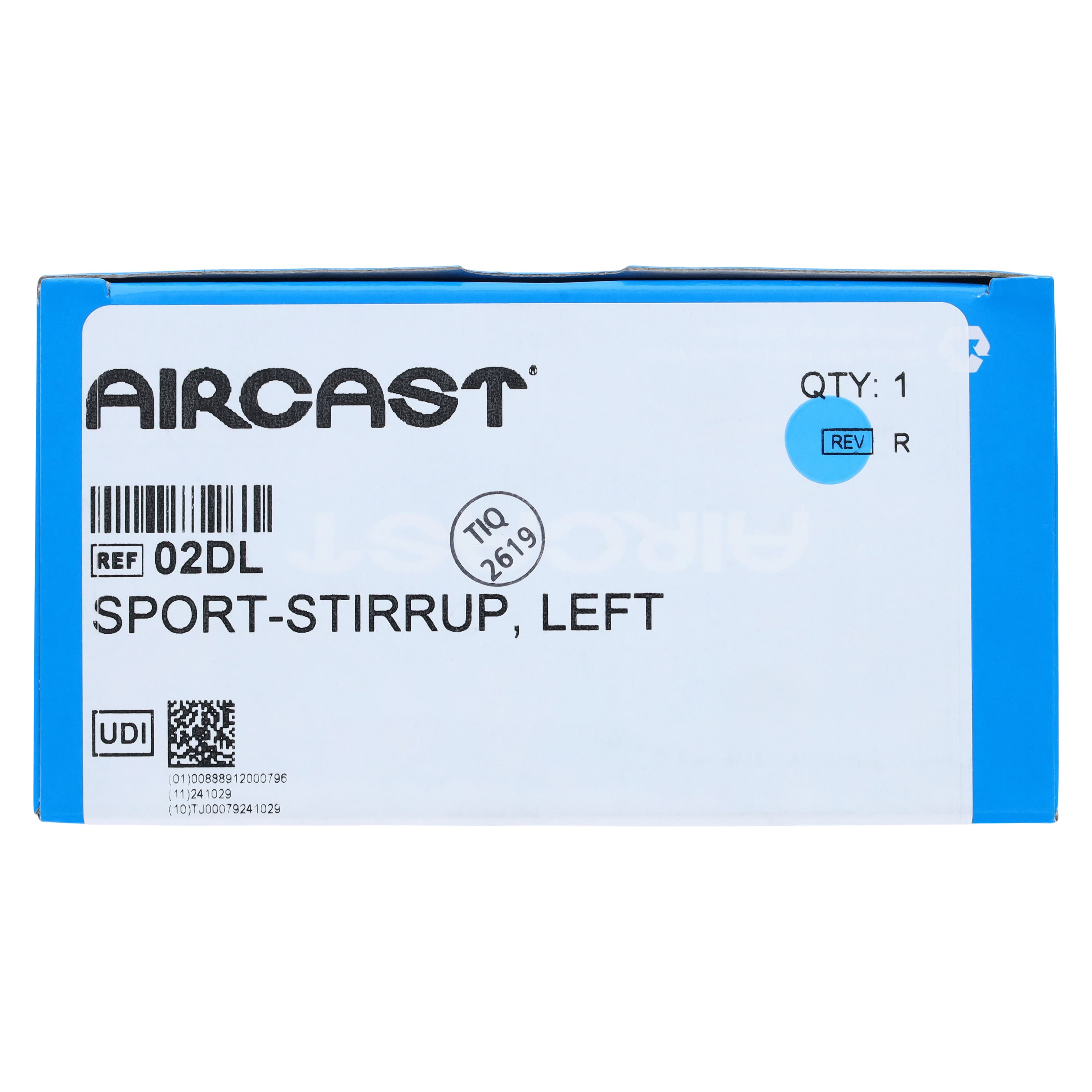 Aircast Sport-Stirrup Ankle Support Brace, Adult, Plastic, One Size, 9" thumbnail 7