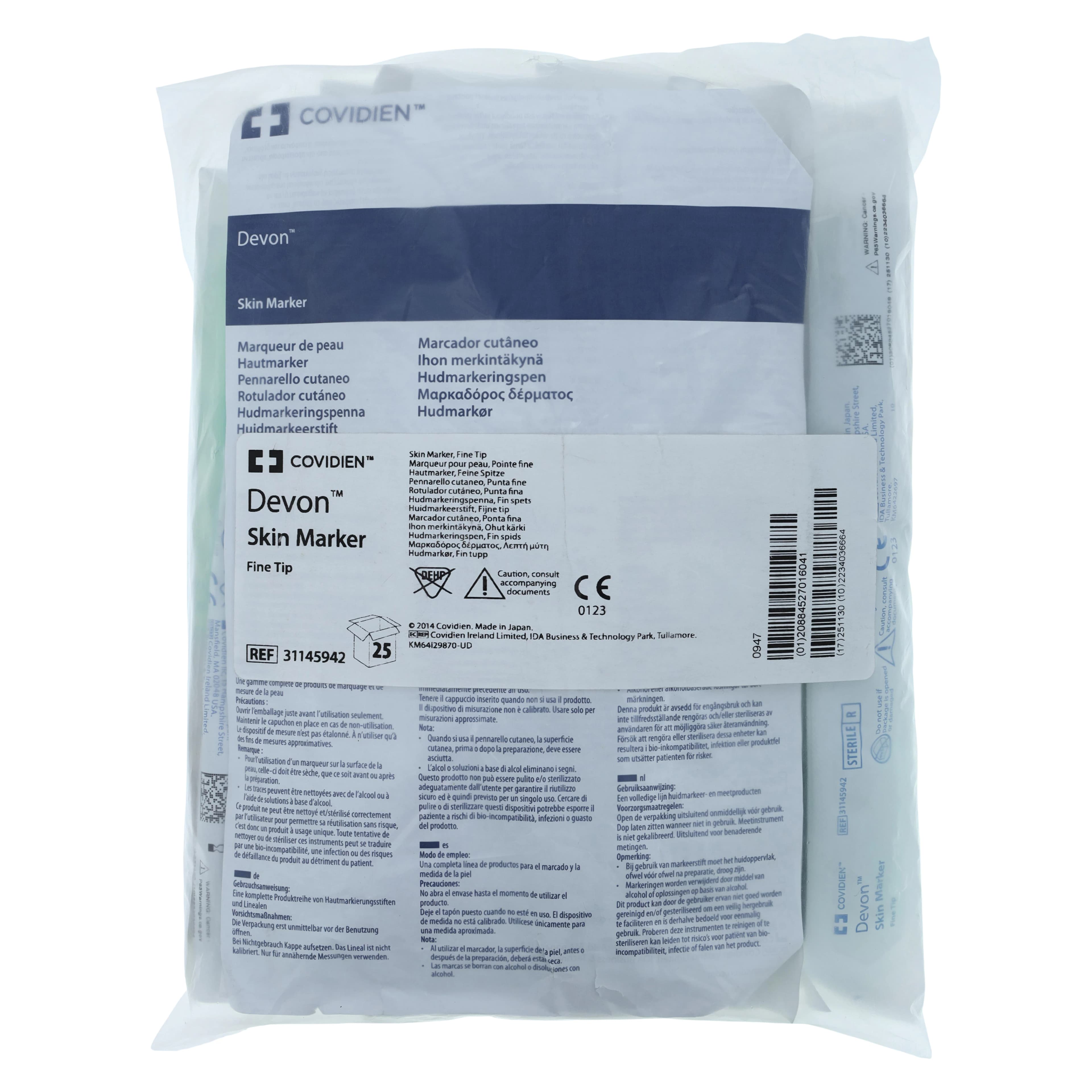 Cardinal Devon Surgical Skin Marker, Fine Tip, Violet, Sterile - Marker Skin Sterile - Image 1