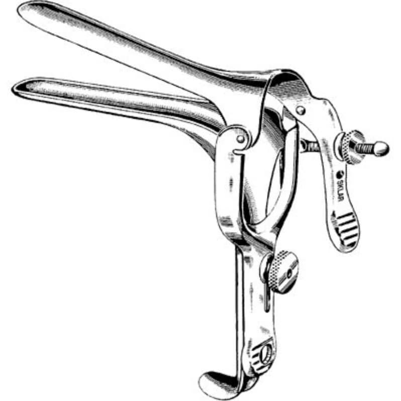 Sklar Instruments Pederson Vaginal Speculum, 4" x 5/8", Slender, Each - Pederson Vag Spec. - Image 1