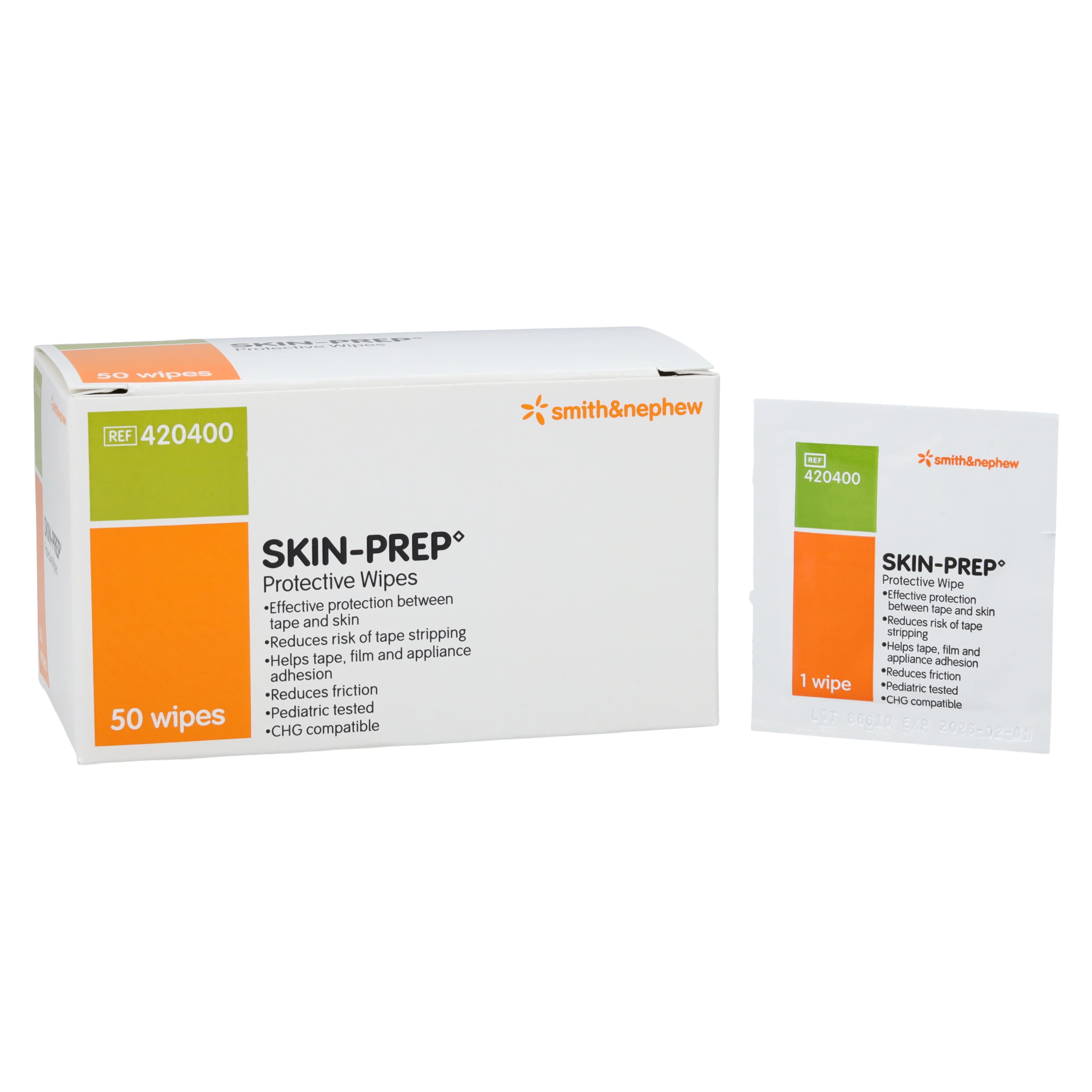 Smith & Nephew Skin Prep Protectant Wipes, Non-Woven Gauze - Skin Prep Wipes - Image 1