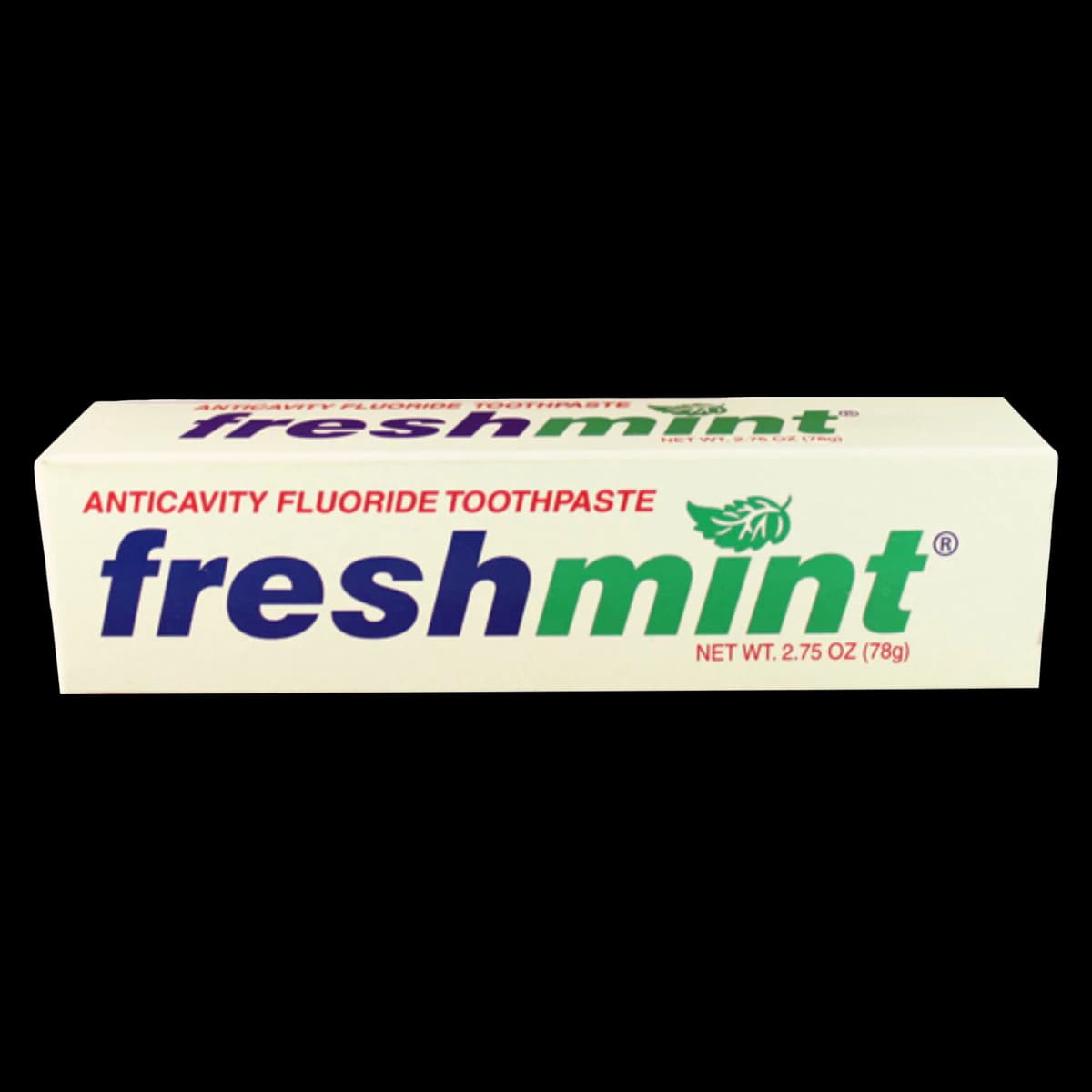 New World Imports Anticavity Fluoride Toothpaste, Fresh Mint, 2.75 oz Tube, Individually Boxed, 144/Case, TP275 - Anticavity Fluoride Toothpaste, 2.75 oz, Individually Boxed, 144/cs, TP275 - Image 1