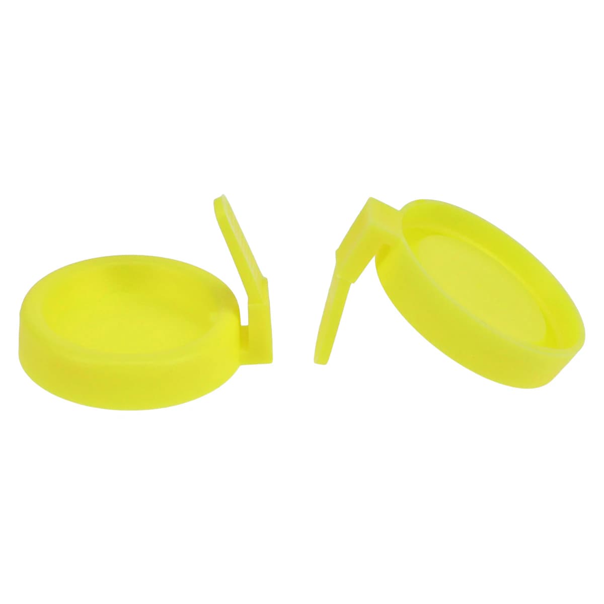 Urin-Tek Tube Cap, Polyethylene Snap Cap for Flared Top Urine Tube, Yellow with Sanitary Grip, 500/Package thumbnail 2