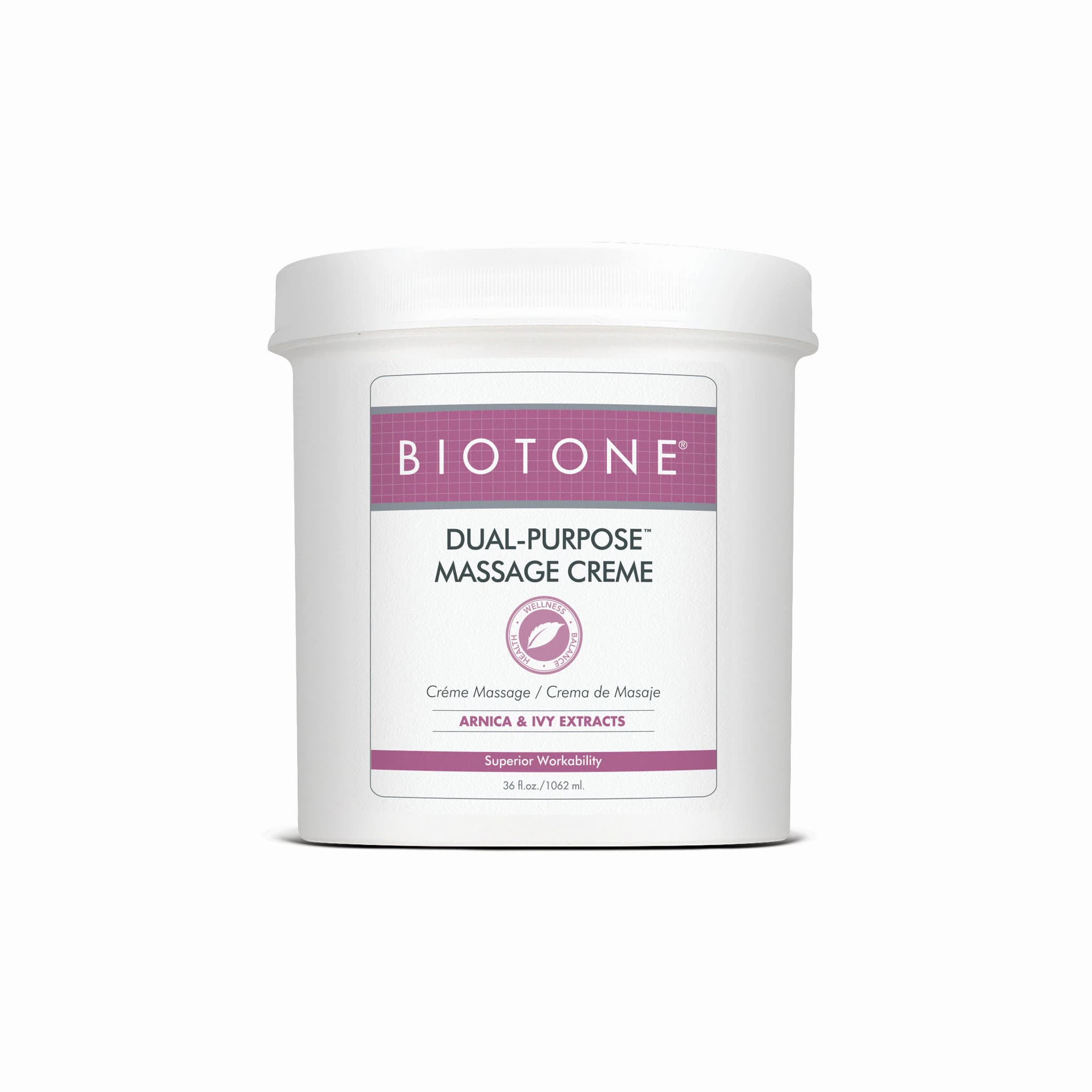 Biotone Dual-Purpose Massage Cream, 36 oz - Massage Cream Dual Purpose - Image 1