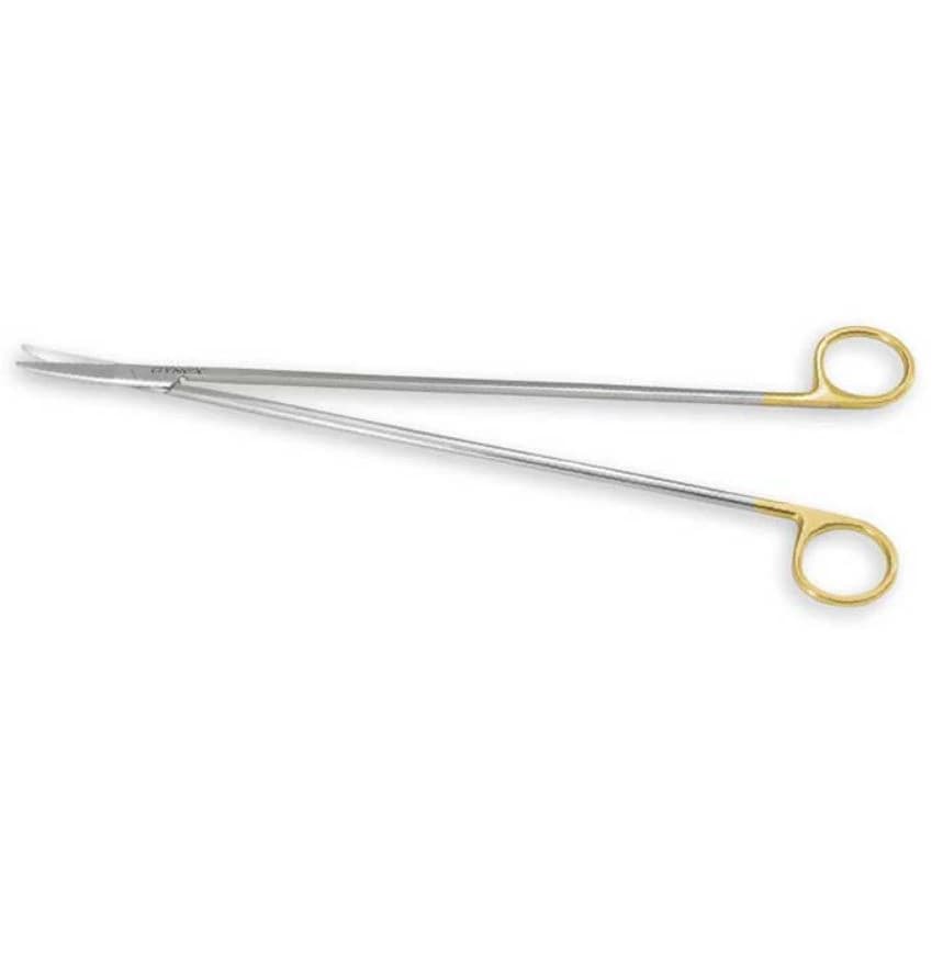 Gynex I.U.D. String Scissors, Slight Curve, 10" Stainless Steel, Each - Scissor I.U.D. String Blunt - Image 1
