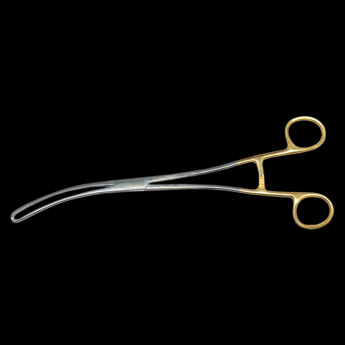Medgyn Teale Tenaculum Forceps, Curved, 254mm (10"), Stainless Steel - Tenaculum Teale 254mm Crv SS - Image 1