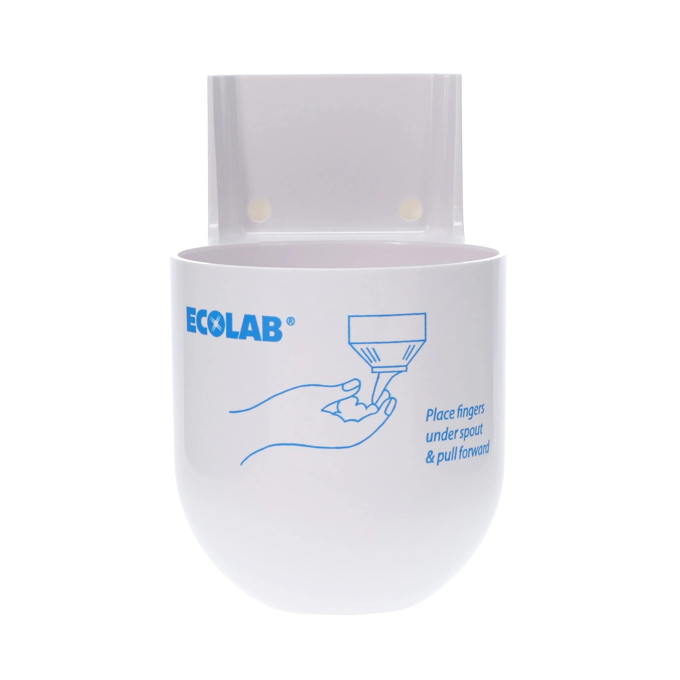 Quik-Care Waterless Foam Hand Sanitizer Dispenser Holder, 15 oz Can, White Plastic, 92022357 - Quik-Care™ Waterless Foam Sanitizer Holder - 15 oz - Image 1