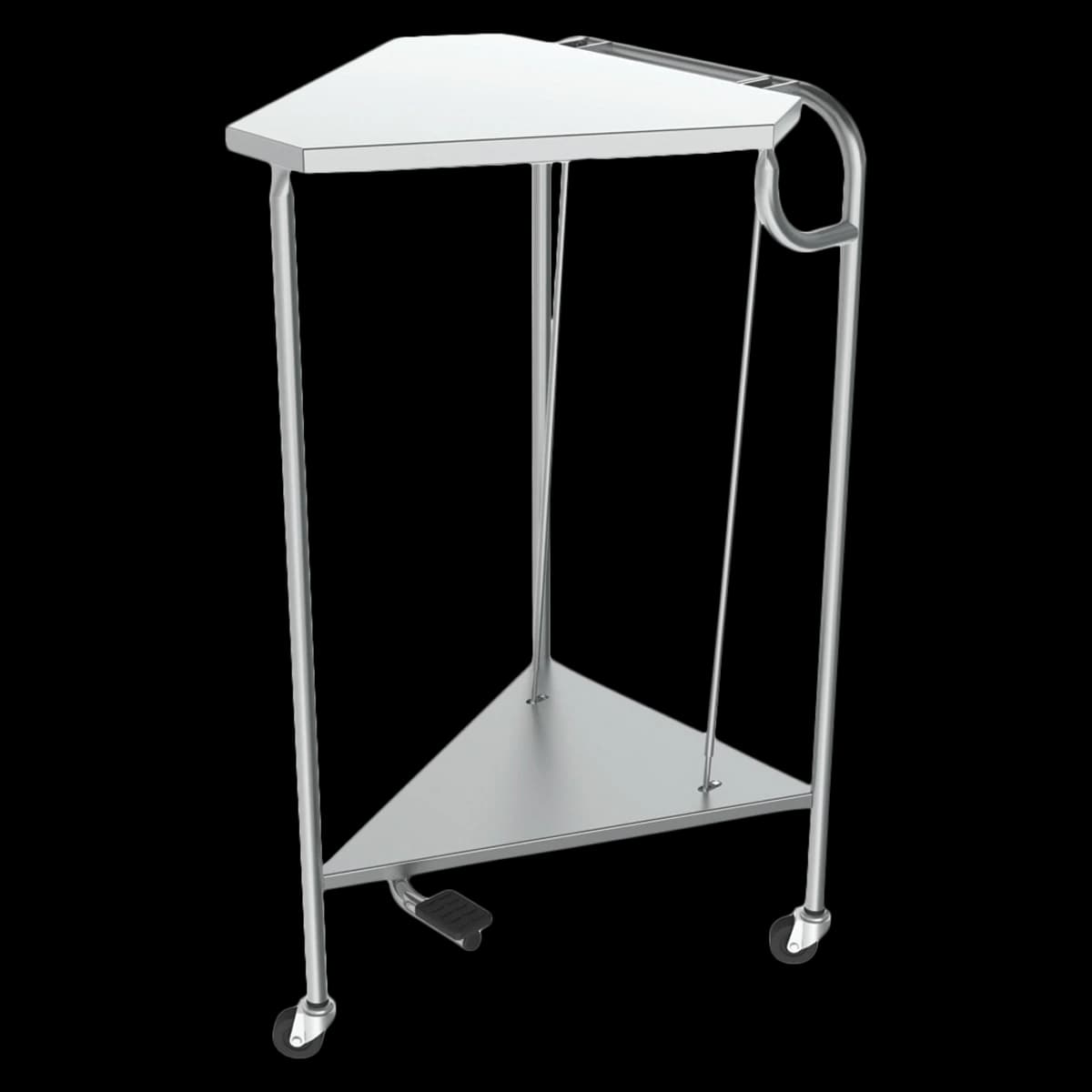Mac Medical Stainless Steel Linen Hamper Stand, 35" x 57.25" - Hamper Linen SS 35x57.25" - Image 1