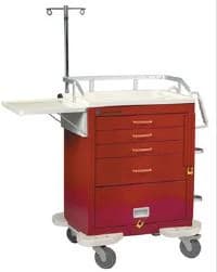 Lakeside Emergency Cart, 4 Drawer, 50"W x 36"D x 28"H - Cart Er 50x36x28" 4 Drawer - Image 1