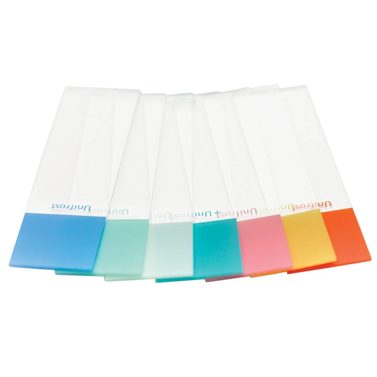 Azer Scientific Unifrost Frosted Microscope Slides, 3x1", White, Positive Charge, Grounded Edges, 1440/Case - Slide EverMark Select Micro - Image 1