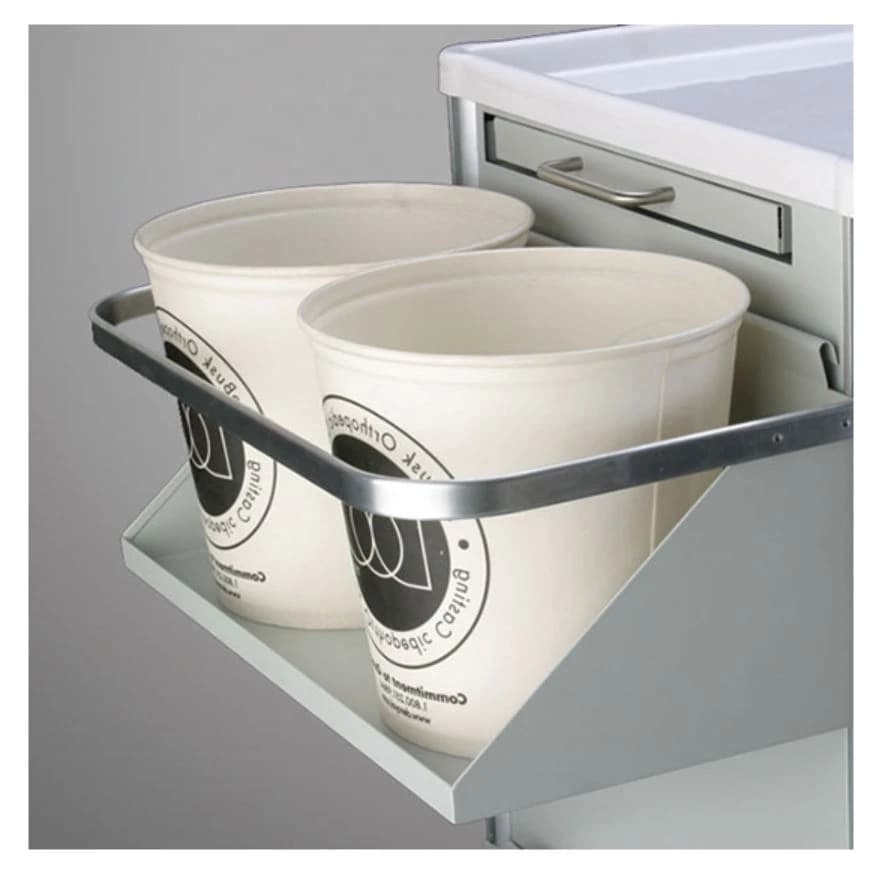 Waterloo Healthcare Cast Kit with Shelf Holder and Towel Bar, Gray, 6-1/2 x 17-1/2 x 8-8/10 in - Cast Kit w/Shlf Hldr/Towel Bar - Image 1