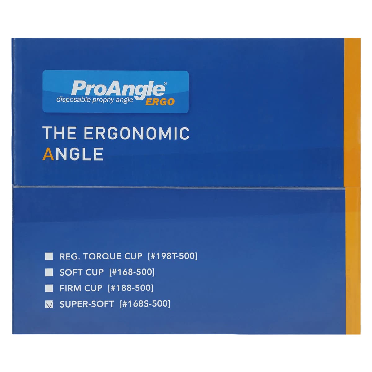 ProAngle Ergo Disposable Prophy Angle, Super Soft Cup, Blue, Latex-Free, 500/Box, 168S-500 thumbnail 5
