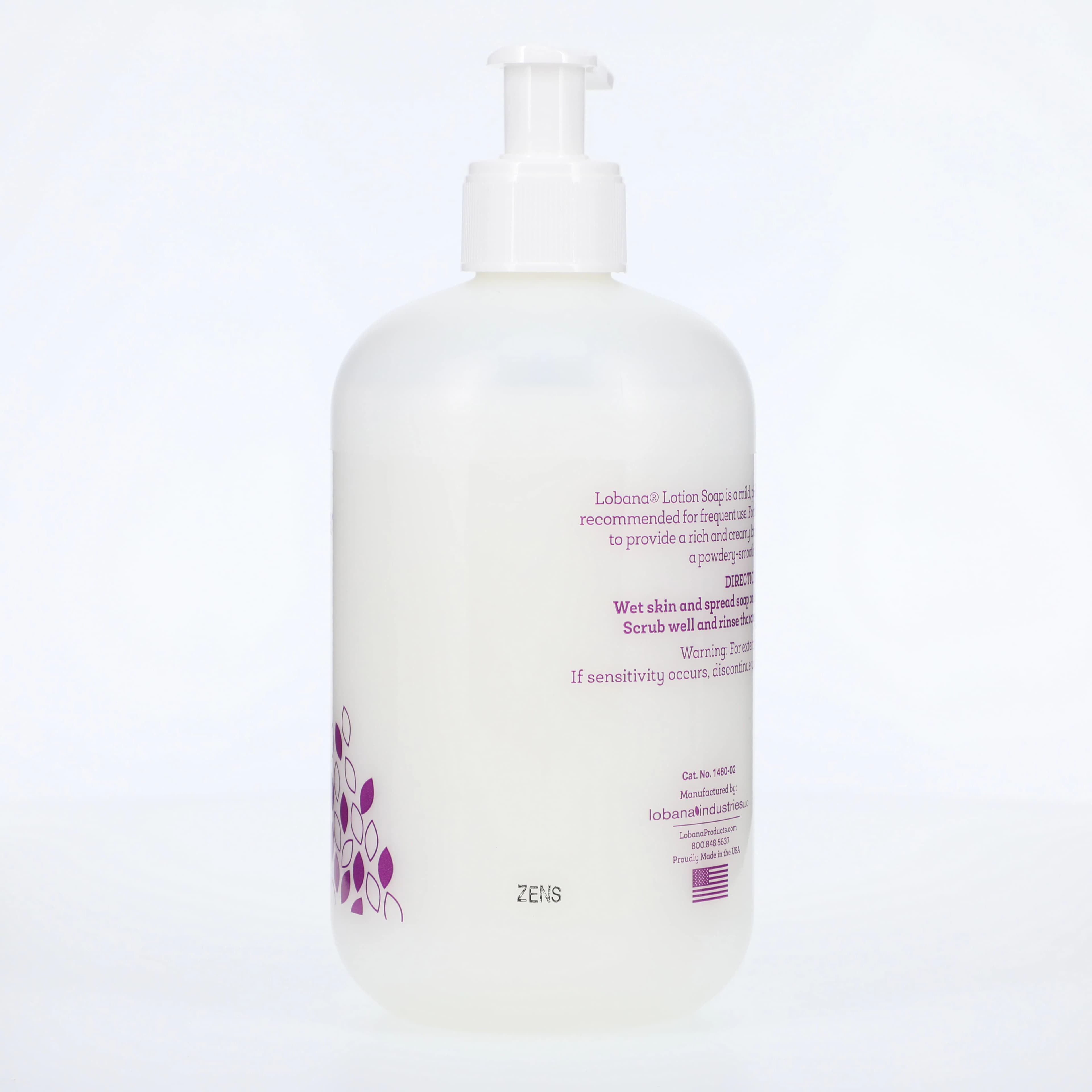 Lobana Lotion Soap, Moisturizing, 0.5% Chloroxylenol, 16 oz Bottle thumbnail 3