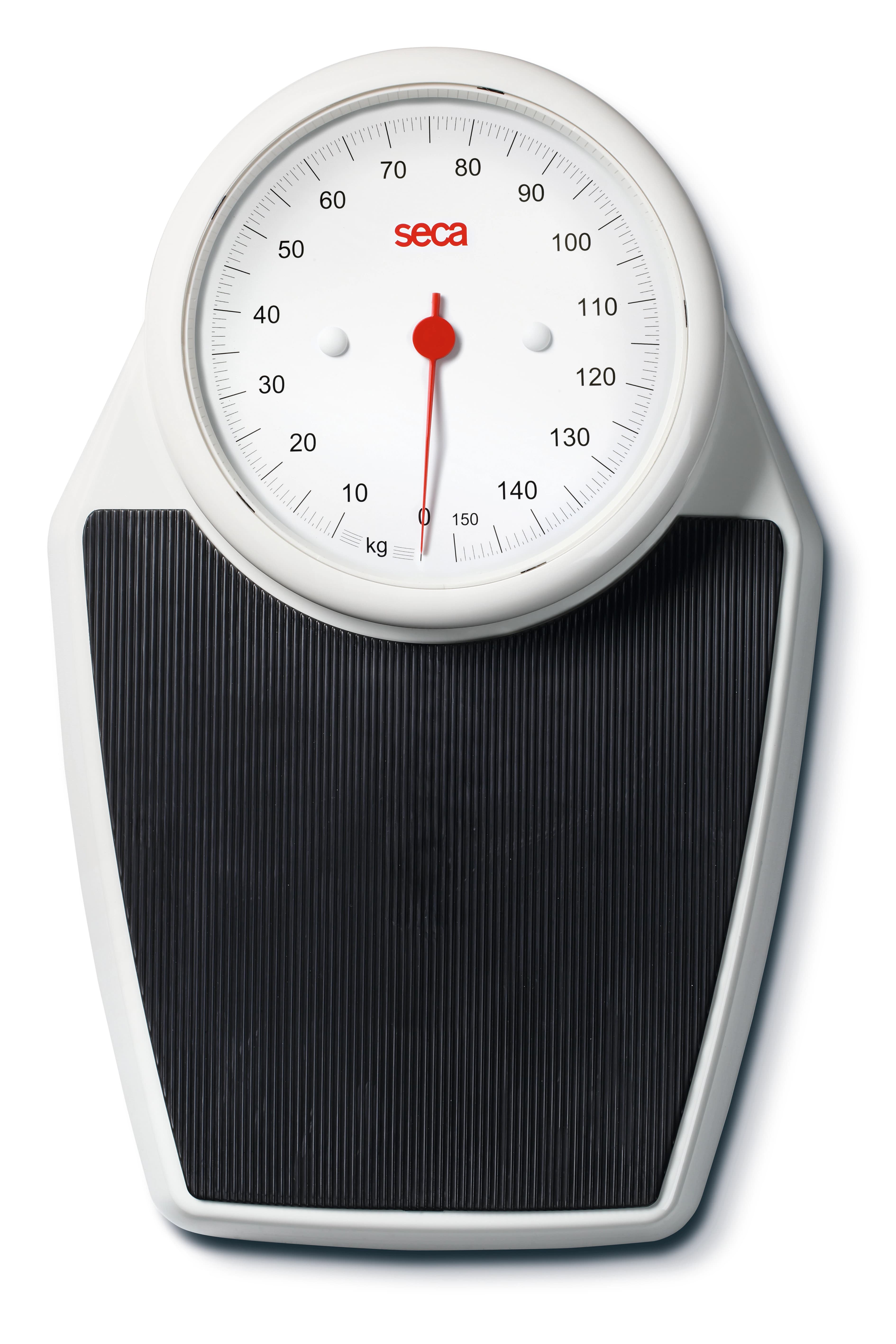 Seca Corp Floor Scale, Adult/Pediatric, Mechanical Dial, 320 lb/150 kg Capacity, lbs/kg - Scale Floor Dial Large lbs/kg - Image 1