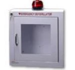 Zoll Medical AED Wall Cabinet, Metal, Square, Stainless Steel - Cabinet Wall AED SS - Image 1