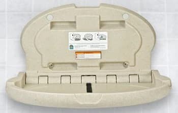 Koala Kare Products Baby Changing Station, Polyethylene, Sandstone, 34" x 21", Each - Station Baby Changing Hrzn - Image 1