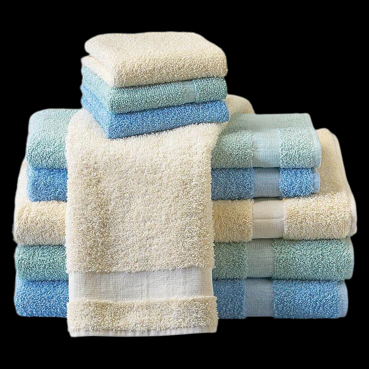 Medline Hand Towel, Light Blue, 16" x 27" - Towel Hand 16x27" - Image 1