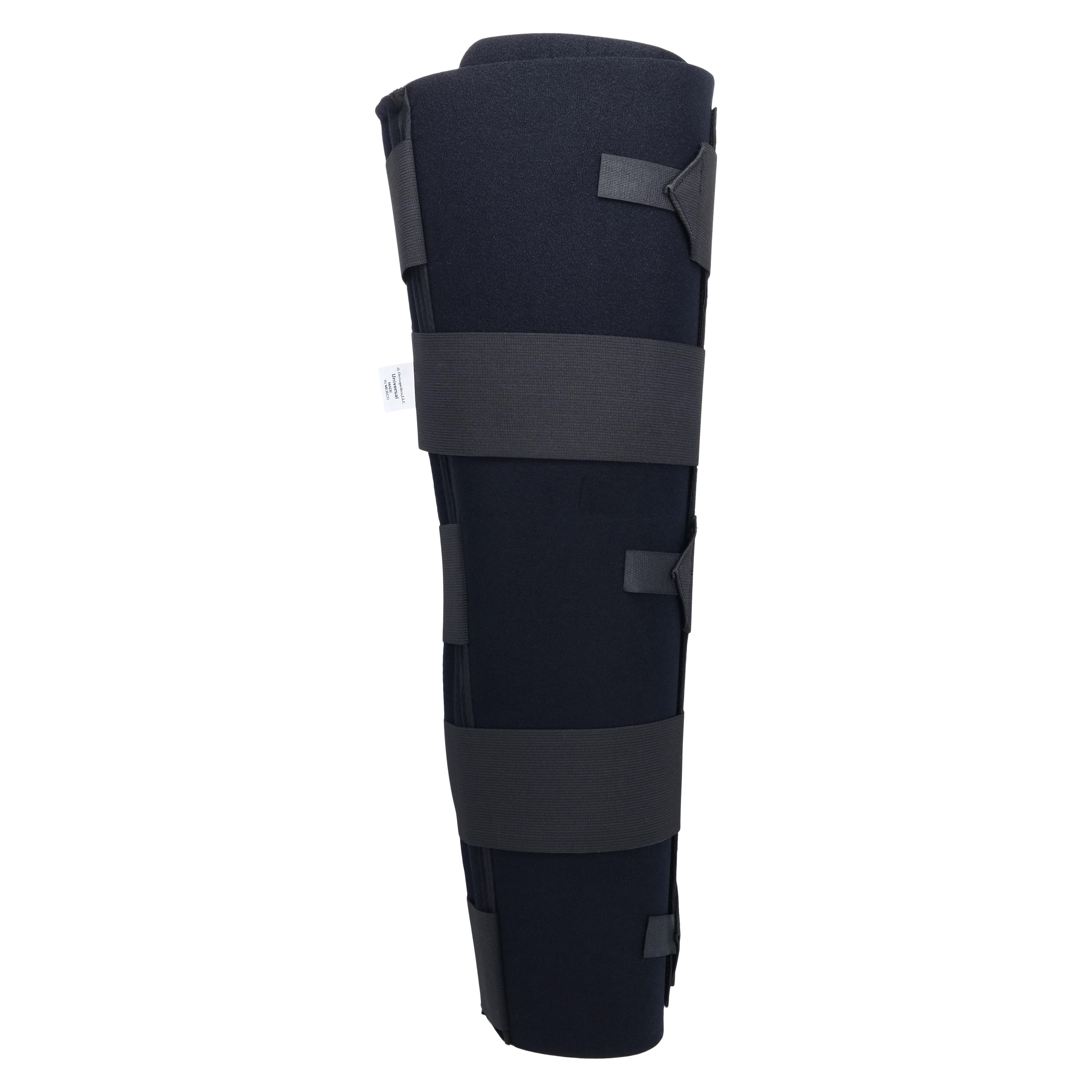 Procare Quick-Fit Basic Immobilizer Splint, Knee, Adult, Neoprene, Black, 24" thumbnail 6