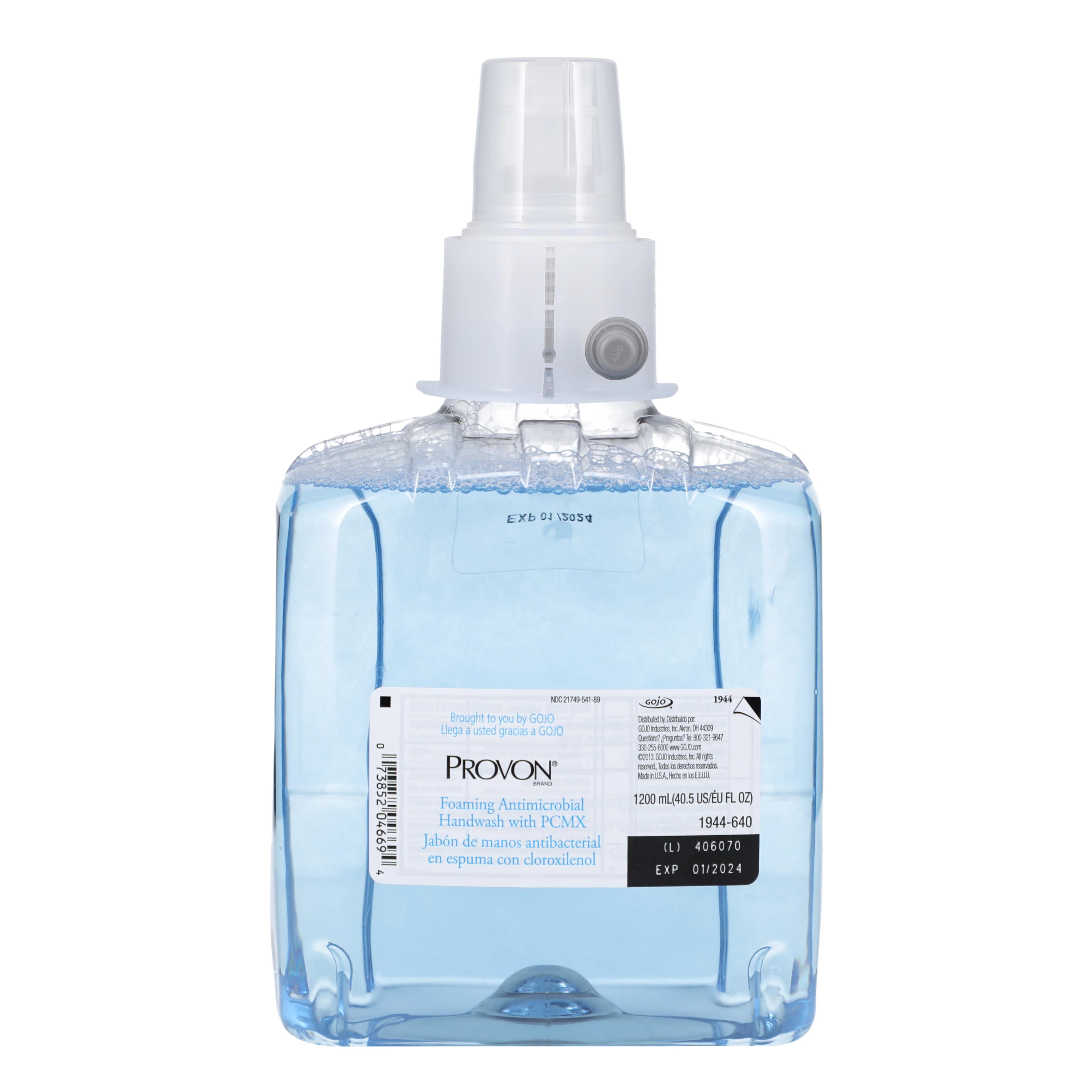 Provon® Antimicrobial Foam Handwash with PCMX, Refill for LTX-12™, 1200 ml Bottle, Floral, 2/Case - Provon® Antimicrobial Foam Handwash with PCMX, Refill - Refill for LTX-12™, 1200 ml Bottle - Image 1