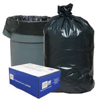 Classic Trash Liner Black, 31-33 Gallons, 33x39", 250/Case - Classic Trash Liner Black - Image 1