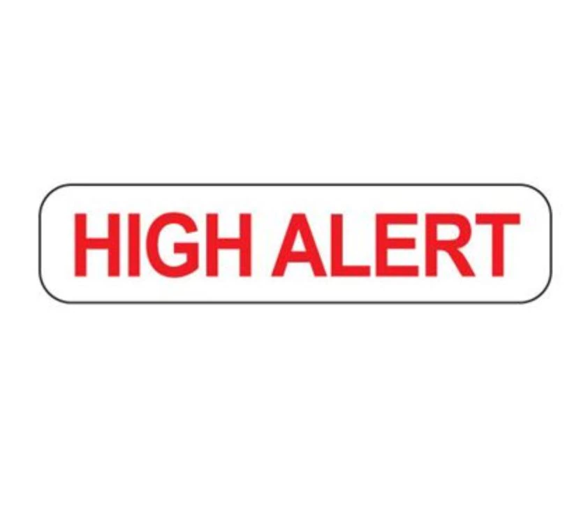Marketlab Label Look/Sound Alike Labels, White/Red, 1000 per Pack - Label Look/Sound Alike - Image 1
