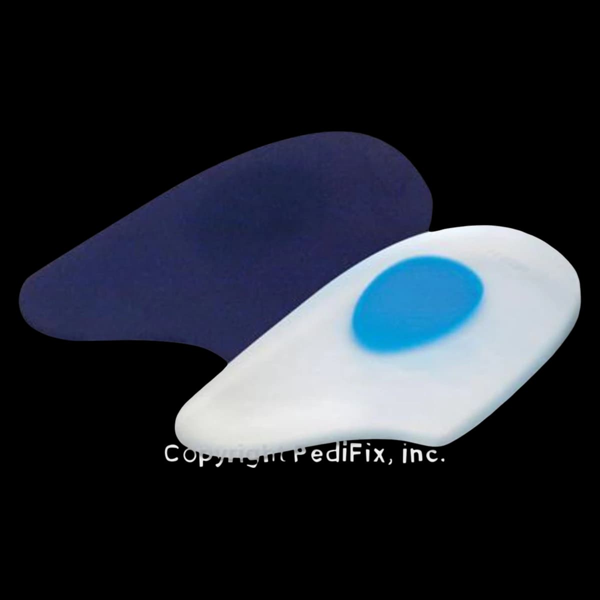 Pedifix GelStep Heel Pad, Silicone, Large - Pad Posted GelStep - Image 1