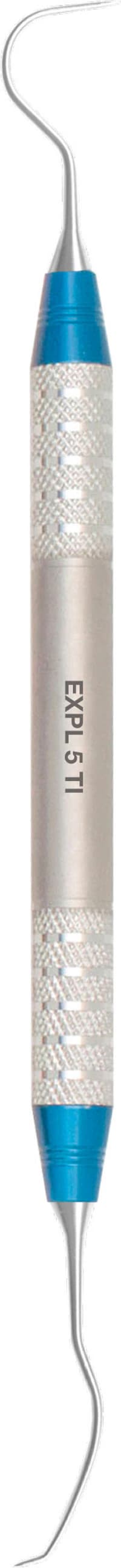 Titanium Implant Explorer Double Ended #5, D-Lite Blue Handle, Each, 01KEZKNMKKMF4NEDFNZC293EWF - Titanium Double Ended Explorer - Image 1